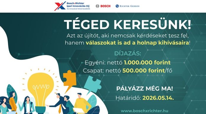A jövő nem vár: innovátorok új generációját keresi a Bosch és a Richter